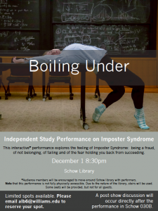 Boiling Under - Independent Study Performance