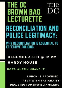 DC Brown Bag Lecturette: Austin Huang '21