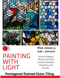 Painting With Light: Pentagonal Stained Glass Tiling Exhibition