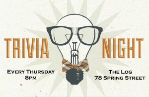 Trivia is ON for Winter Study! Thursdays 8pm at The Log