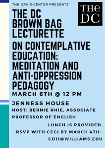 Davis Center Brown Bag Lecturette with Prof. Bernie Rhie