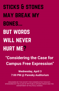 Considering the Case for Campus Free Expression