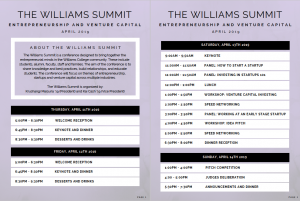 The Williams Summit on Entrepreneurship and Venture Capital 2019