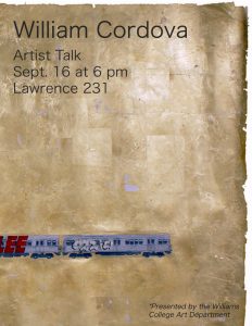 Artist Talk: William Cordova