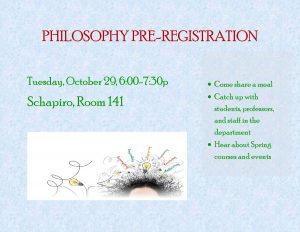 Philosophy Pre-Registration Event