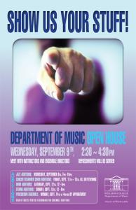 Department of Music Open House