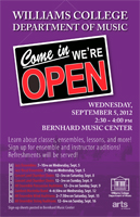 Music Department Open House