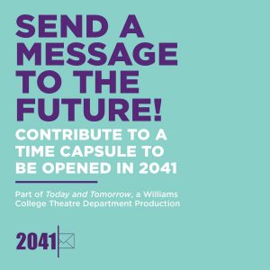 Today and Tomorrow: Add YOUR voice to a Time Capsule.