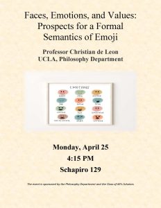 Faces, Emotions, and Values: Prospects for a Formal Semantics of Emoji