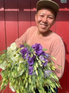 Log Lunch: “328North: The Farm, Flower & Food Experience” Tu Le, Farmer, Florist, Chef