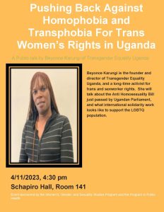 Pushing Back Against Homophobia and Transphobia For Trans Women’s Rights in Uganda
