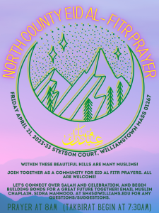 Eid al-Fitr Celebration | Friday, 7:30am at Bascom House in Tent