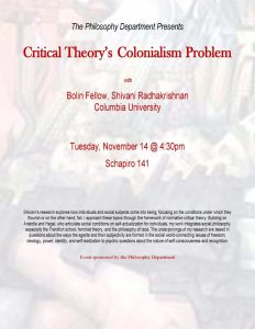 Critical Theory’s Colonialism Problem
