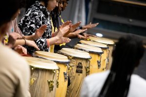 Master Drum Workshop in Dunham Technique Rhythms Taught by James Belk